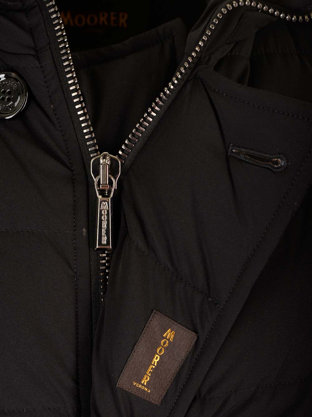 Moorer Florio Kn Coats - Black | 3ac2efa935e5003851ca27f2224cc24ba629d1fc