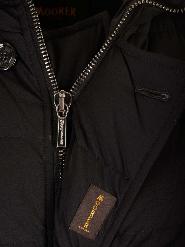 Moorer Florio Kn Coats - Black | 3ac2efa935e5003851ca27f2224cc24ba629d1fc