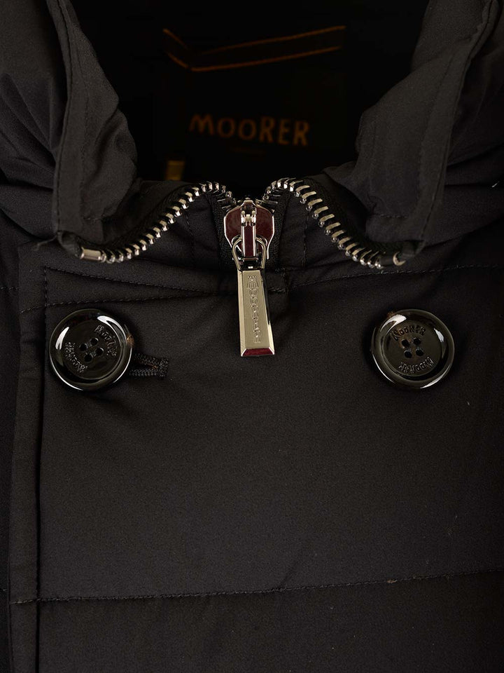 Moorer Florio Kn Coats - Black | ab50cb1c99409141e8c53deaf64a6692e7efae49