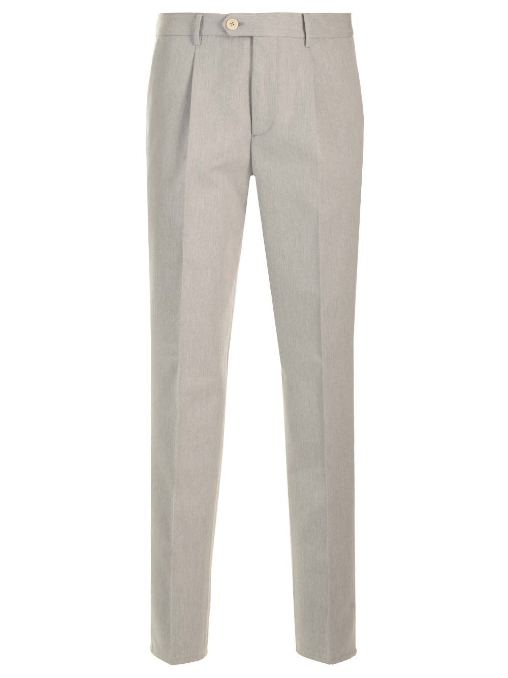 Brunello Cucinelli Leisure Fit Trousers - Grey | ac122b231063296cd96b1529d0f0939186c127b6