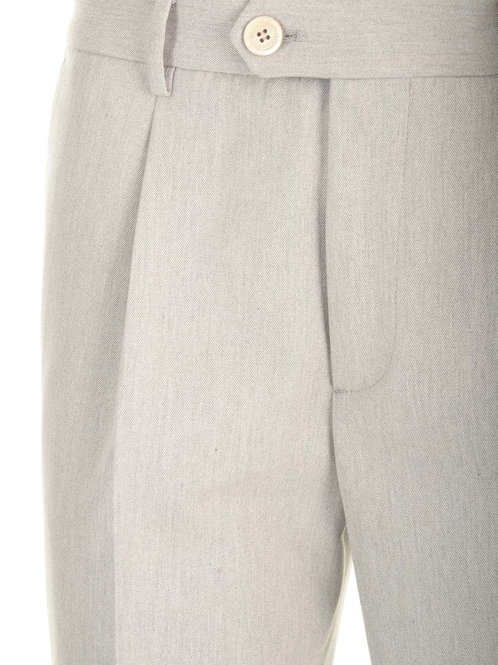 Brunello Cucinelli Leisure Fit Trousers - Grey | 27ee53e4ad7e21bc6e54c098df9d6160b735a3c9