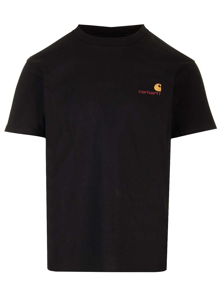 Carhartt Wip S/S American Script T-Shirt - Black | dbde4d873d669097ccc95730f804e9977b578d98