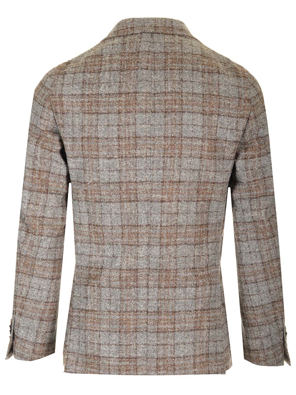 Al Duca D'Aosta Tartan Jacket Jackets - Grey | a9d2a58ac016f6355ac487ad98cc3f5646b8b615