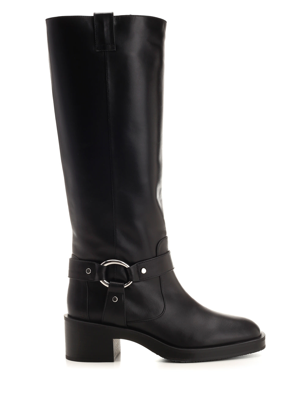 Stuart Weitzman Biker Jax Knee-High Boots - Black | dcc383bc9d951100b7c8209e447026d4170969cc