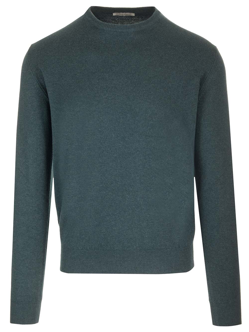 Al Duca D'Aosta Wool And Silk Crew Neck Sweater Knitwear - Green | 9ba5b8def251434c4848a2f354c58a96ec0b78af