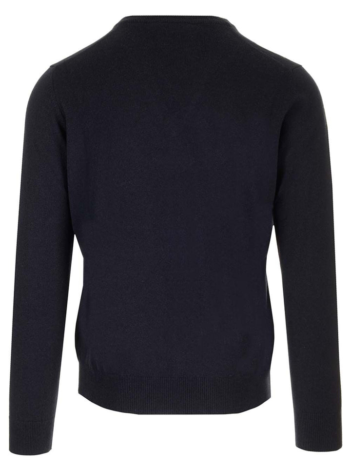 Al Duca D'Aosta Blue Cashmere Sweater Knitwear - Blue | 6a8c98b6a0d69d3c93c3e986bd6a26a1c2982c9b