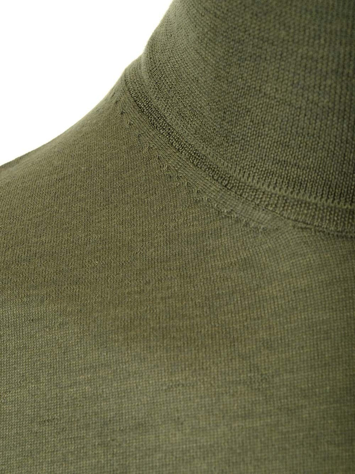Al Duca D'Aosta Cashmere And Silk Turtleneck Sweater Knitwear - Green | e316a6e5a59c59f22da5e2d2e4fab5469d883539