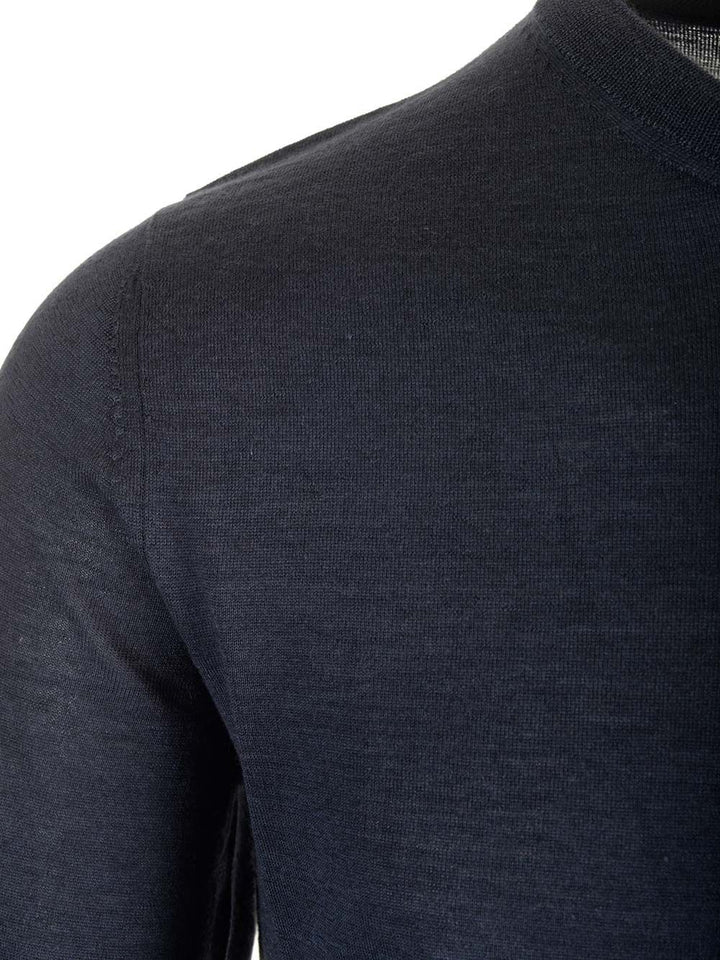 Al Duca D'Aosta Crewneck Sweater Knitwear - Blue | a61524d7fa50f5c21b0b3c4e6ffb6a02705ccf37
