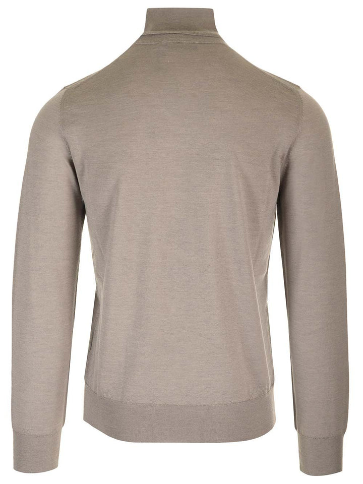 Al Duca D'Aosta Cashmere And Silk Turtleneck Sweater Knitwear - Grey | 10336e3116368bfb73d42c8aa7dacd1fe34ef02f