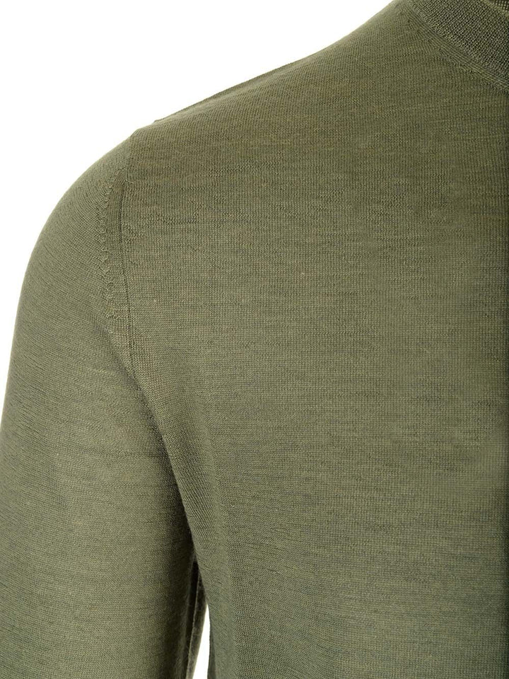 Al Duca D'Aosta Crewneck Sweater Knitwear - Green | fec28f9e48ea99a783612e631889c5f873f7c37c