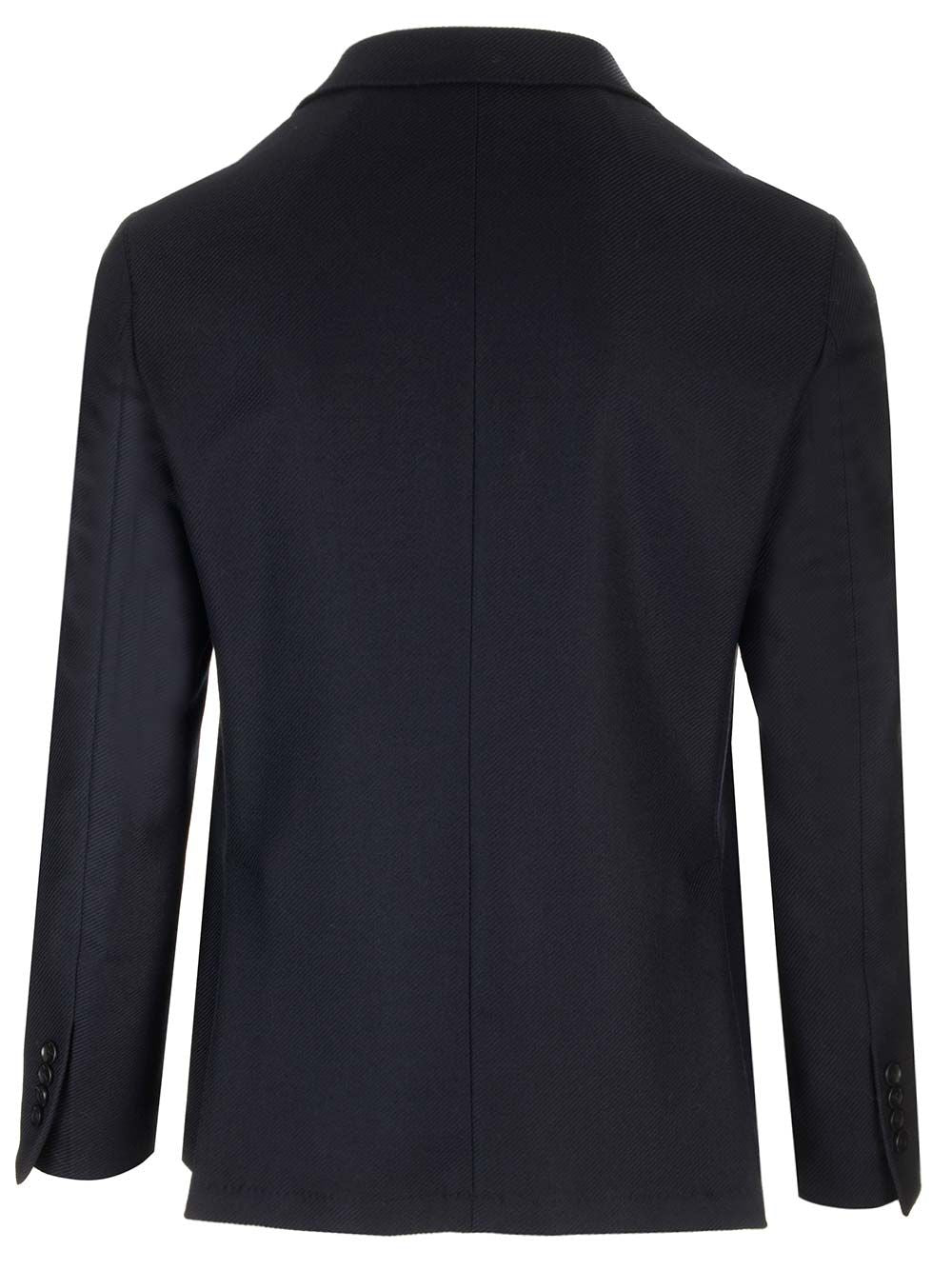 Al Duca D'Aosta Double-Breasted Wool Jacket Jackets - Blue | 6fc632880b034dc4237640eb8ed605ce3658b919
