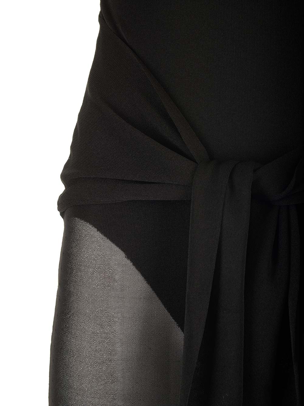 Jacquemus La Robe Maille Nodo Dresses - Black | 1f6a7da6de7fe58d77a659a06a4bb33f65d370d7