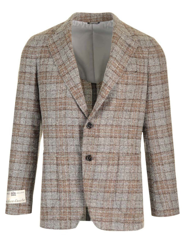 Tartan Jacket Jackets Grey