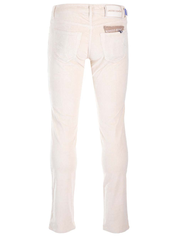 Jacob Cohen “Nick Slim” Trousers - Beige | 7d8a5654601fd914ab7c4ae61b372546061fe2f3