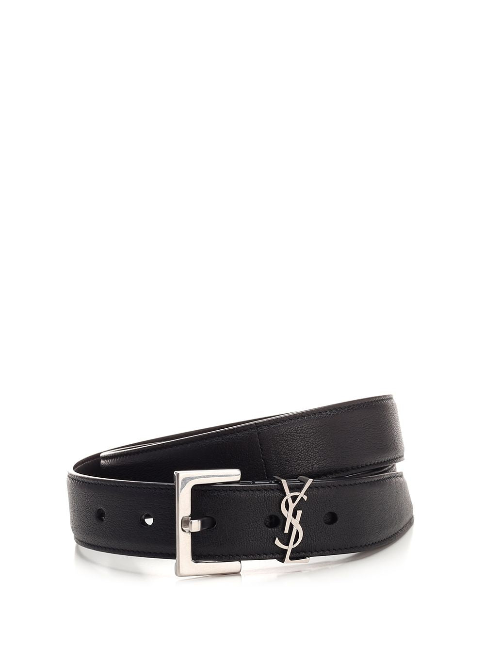 Saint Laurent Cassandre Belts - Black | 3d6bb16c867a5db5e12d94cab30b620b83a0266c