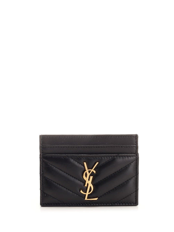 Saint Laurent Monogram Card Case Small leather goods - Black | eb11c8a5a4e6e632502c5f03bf45babe86550066