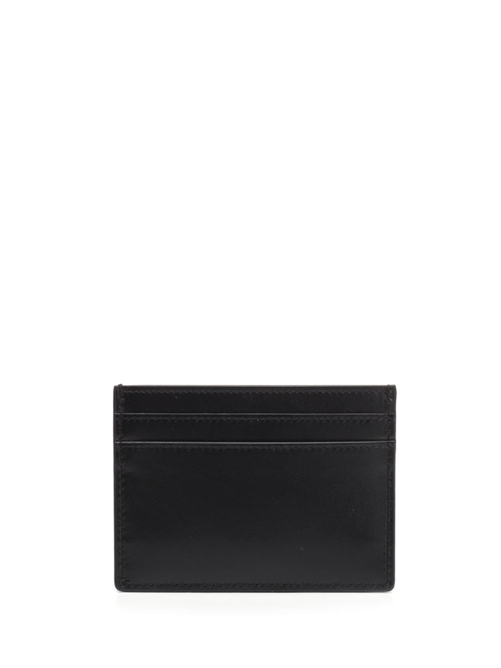 Saint Laurent Cassandre Card Holder Wallets - Black | 8be90293788d4add345200902e72d0ad25ef17cf