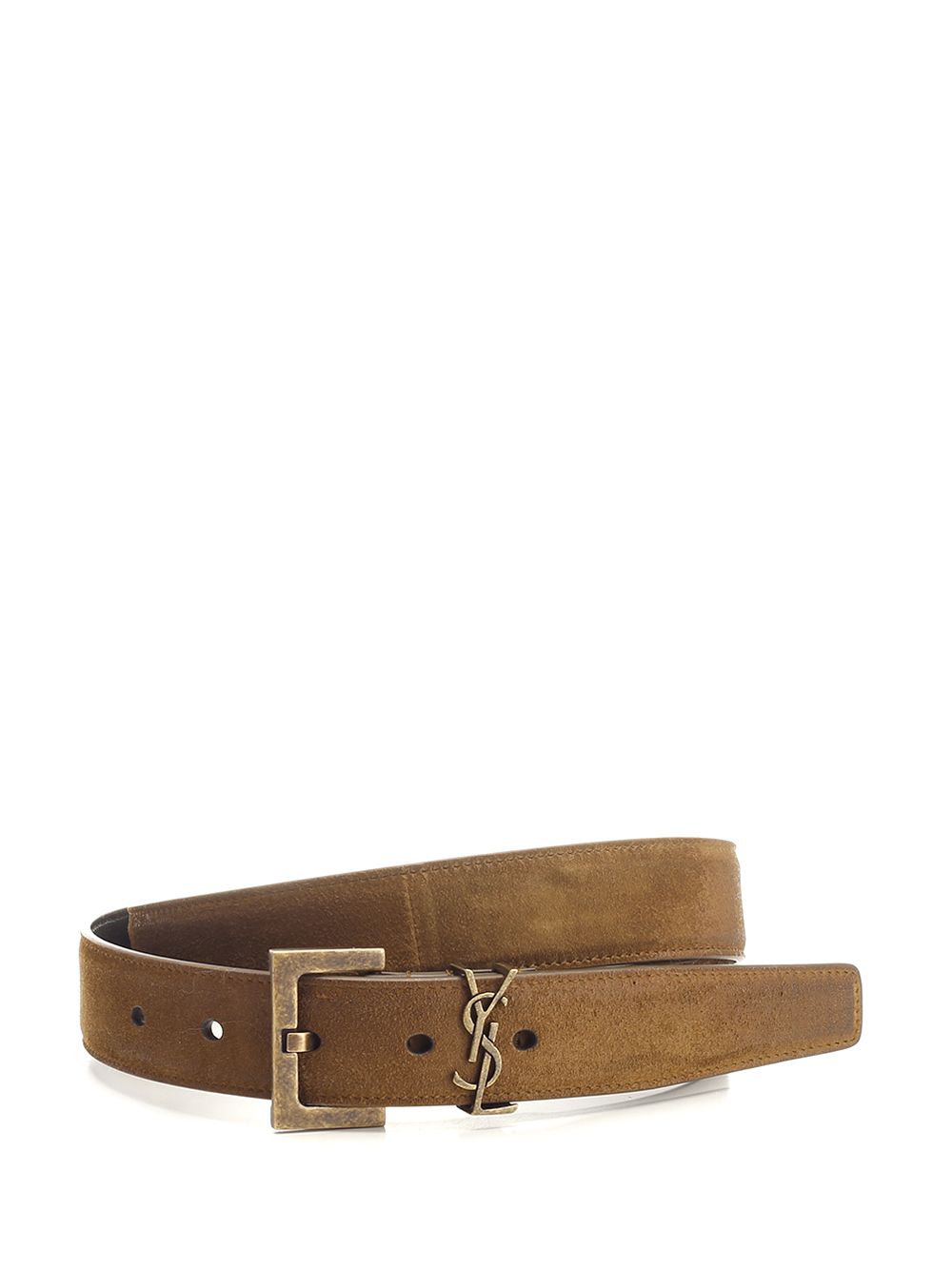 Saint Laurent Cassandre Belts - Brown | 88af09767e7bfd9c9c3d3958f3b56ca3cc005611