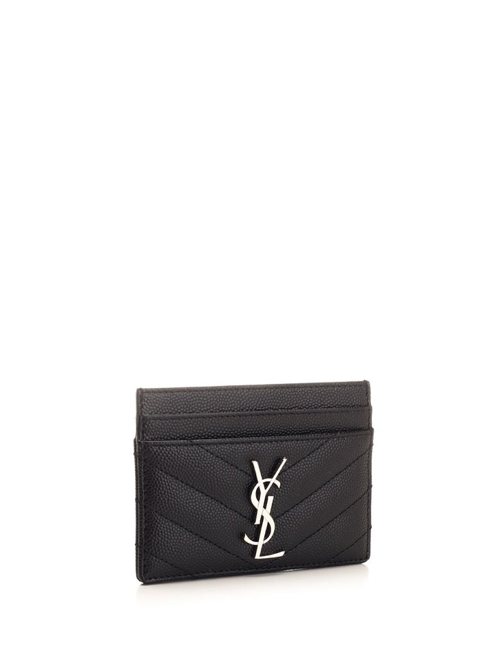 Saint Laurent Monogram Card Case Small leather goods - Black | 26b1f756eacc625a5eb3b47d190f1cbd74bd2294