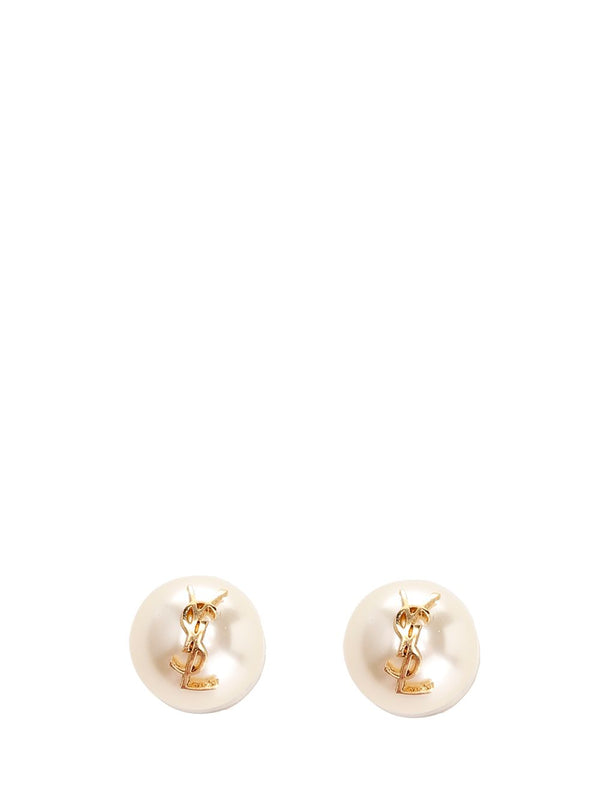 Pearl Earrings Jewelry White