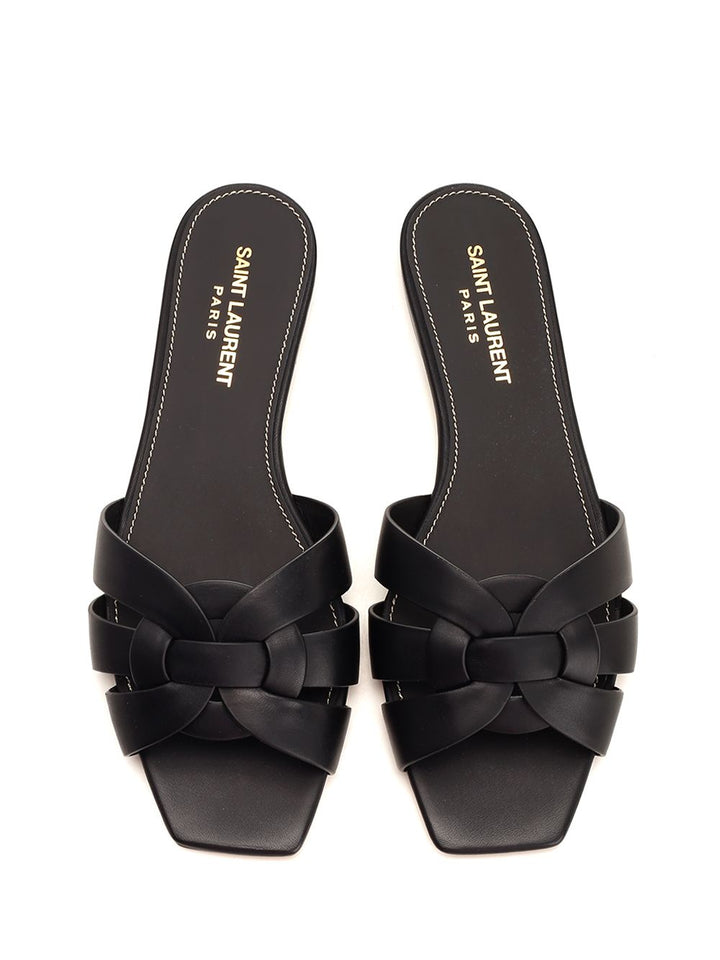 Saint Laurent Nu Pieds Tribute Sandals - Black | a4459c3079c12b9cb44773fcc8cc3cee4ad893b4