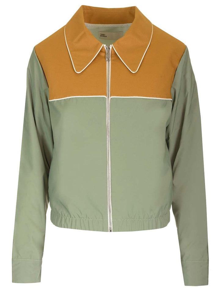 Tory Burch Reflective Nylon Jacket Jackets - Green | a73bb90298def272a18d9b4853f5543868d06d0e