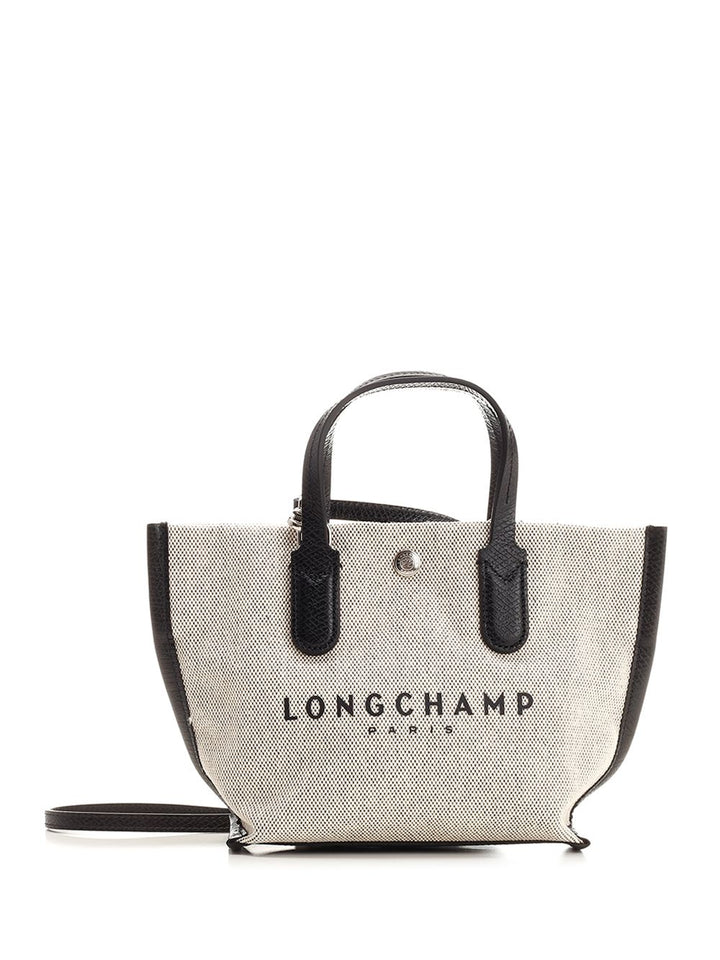 Longchamp Paris Essential Toile - Sac À Main Xs Shoulder Bags - White | 5f947c405e69a3d5ca1f2b1fd49efdce94c54be9