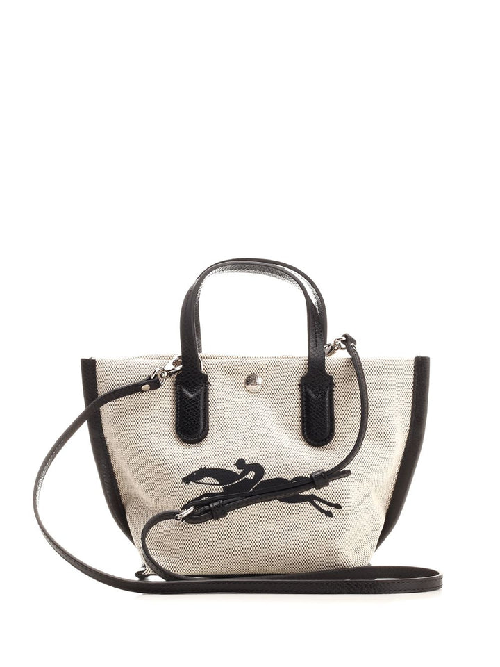 Longchamp Paris Essential Toile - Sac À Main Xs Shoulder Bags - White | 19bc89c56cae91914ea9df4eff88e19542026746