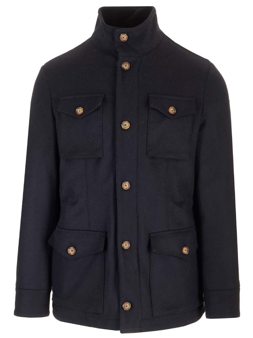 Al Duca D'Aosta Blue Safari Jacket Jackets - Blue | 22b5585db7d78cdbf7fd27df7a3dcaba7db42b23