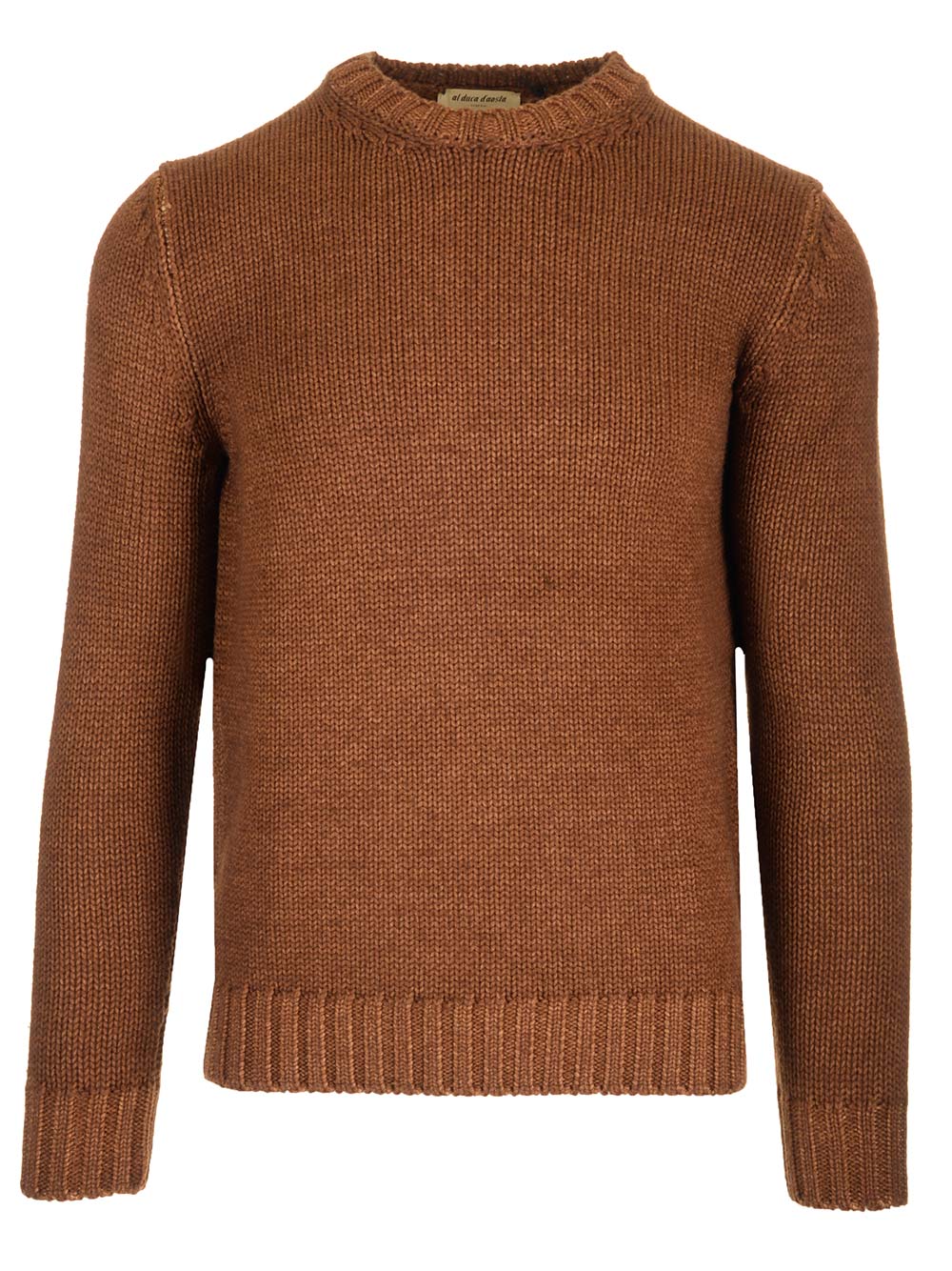 Al Duca D'Aosta 1902 Merino Wool Sweater Knitwear - Brown | 8b5f75de512bc701f6a09064faf06f9ee8044e42