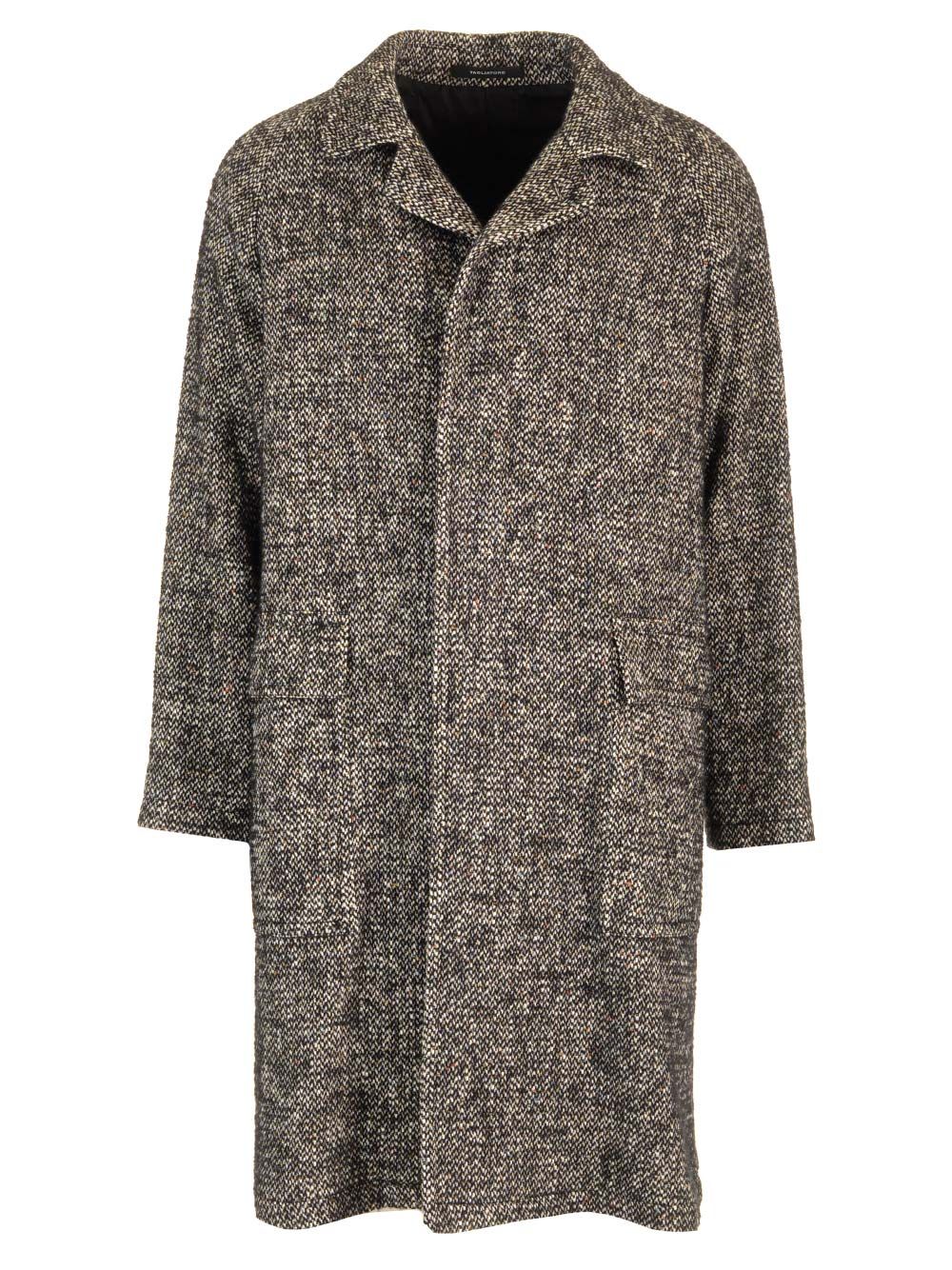 Tagliatore Unlined Tweed Coat Coats - Grey | 0193641c81e91dc48da26e9df65d82a3488fec04