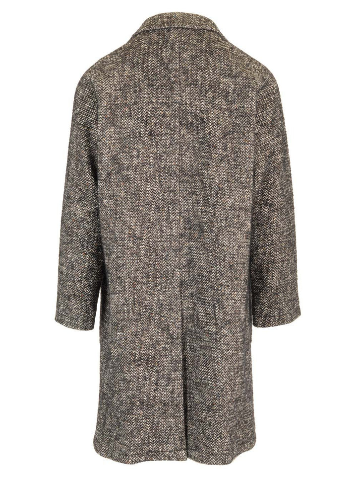 Tagliatore Unlined Tweed Coat Coats - Grey | 37cac5f4d2f4f490ad64e1b5e07629e91cff646b
