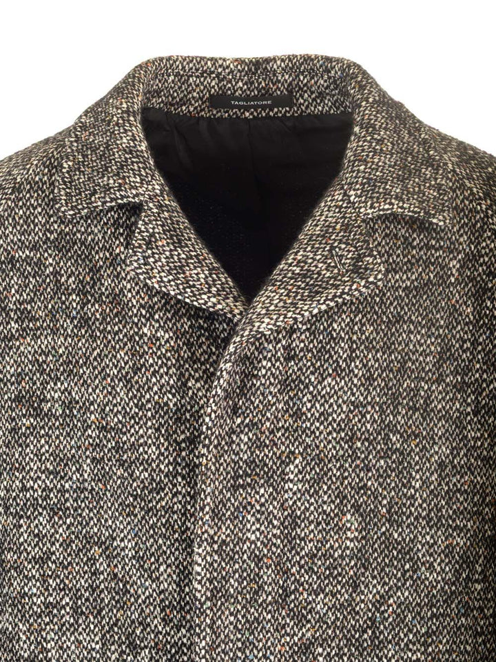 Tagliatore Unlined Tweed Coat Coats - Grey | 969d173dddde5404fac78e6f1ef52ebd8abf8485