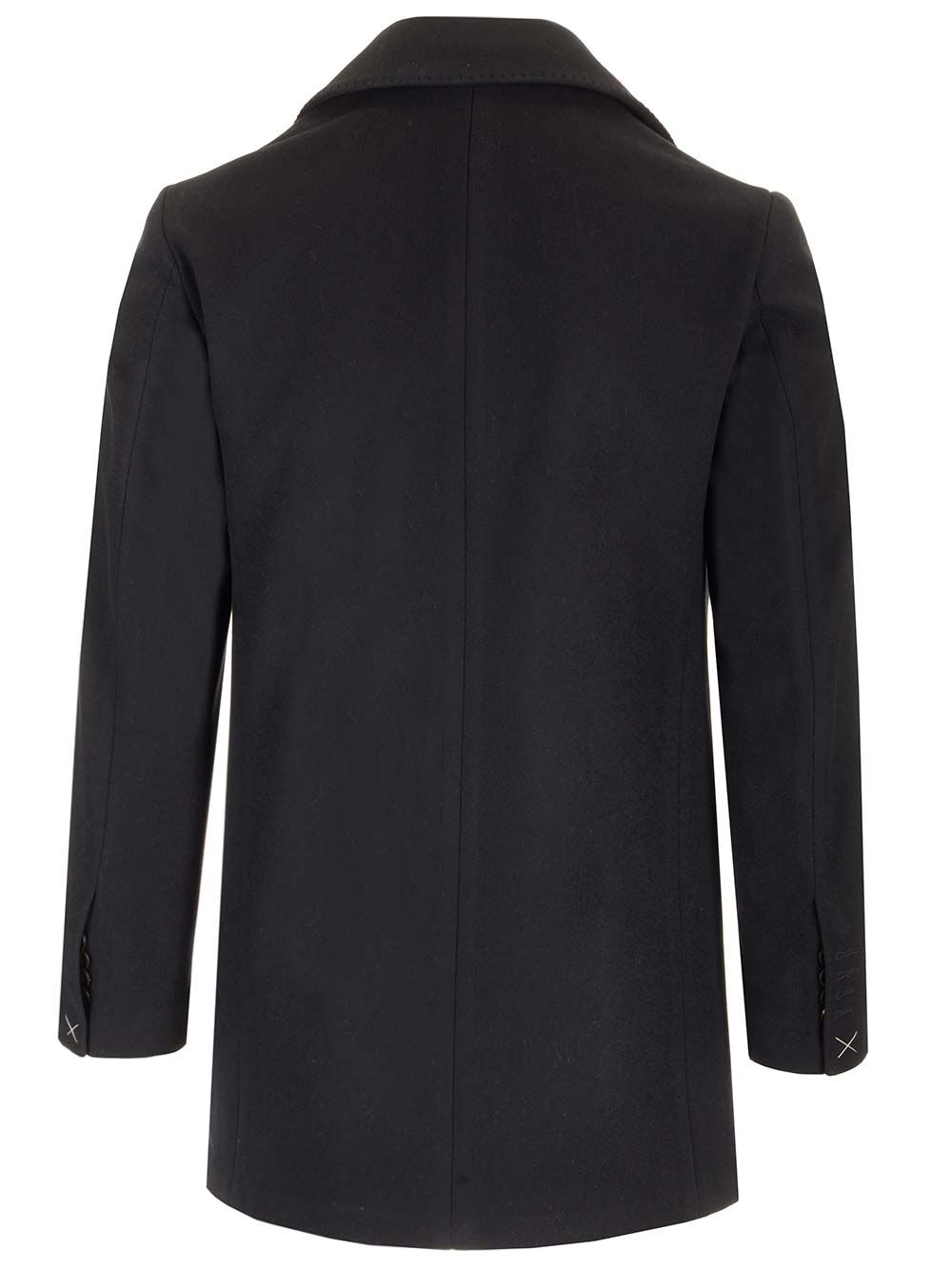 Guarinucci Short Double-Breasted Coat Jackets - Blue | 97eb3eef09ed22042994ea709512d98085642cb4