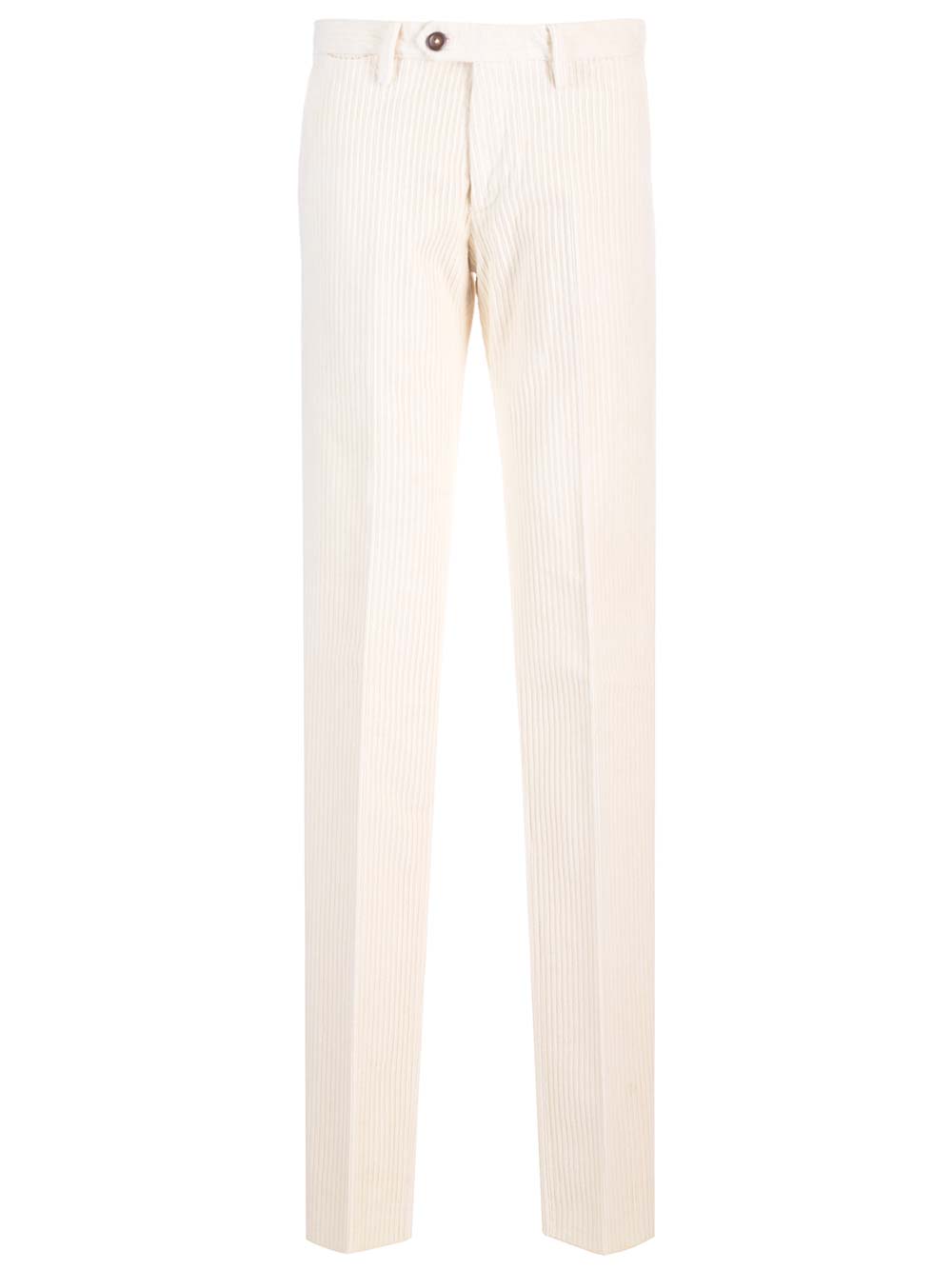 Al Duca D'Aosta 1902 Corduroy Trousers - White | d0827e5ec1be67d761fffb5ba7dbac4f146d842a