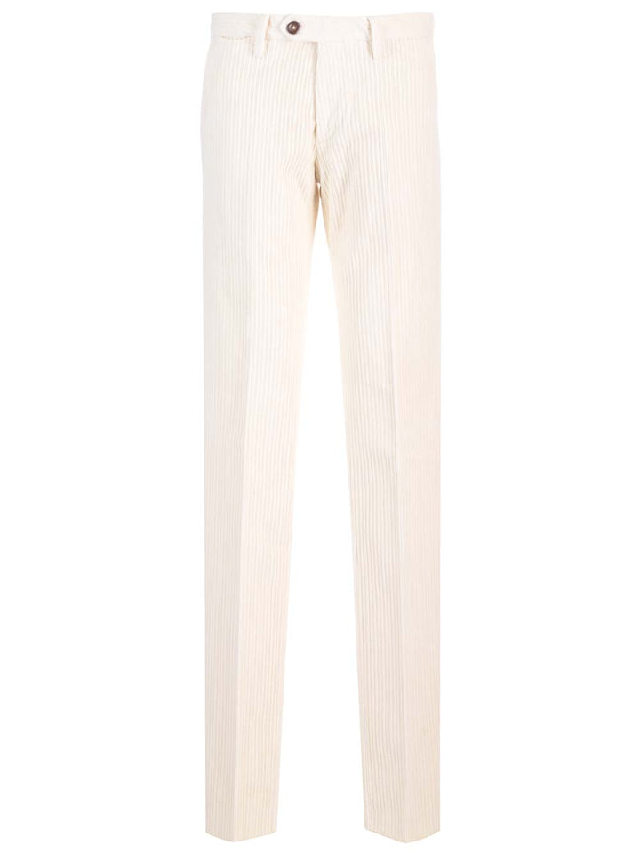 Al Duca D'Aosta 1902 Corduroy Trousers - White | d0827e5ec1be67d761fffb5ba7dbac4f146d842a