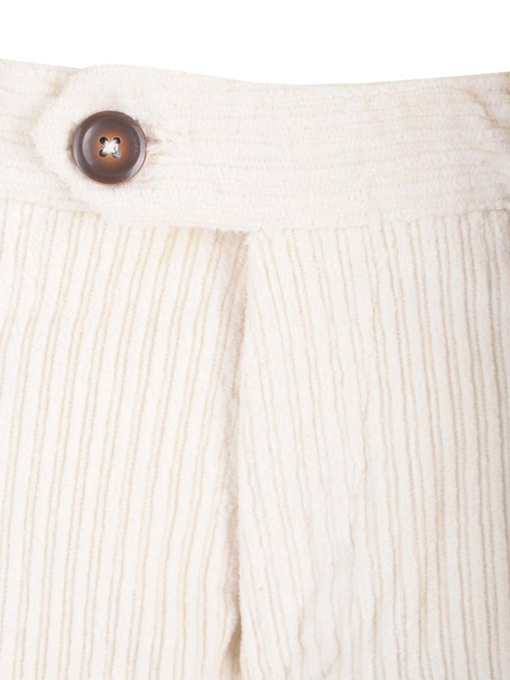 Al Duca D'Aosta 1902 Corduroy Trousers - White | 3ccb8a936005444f4b3329f7ccad2b3474b1a31f