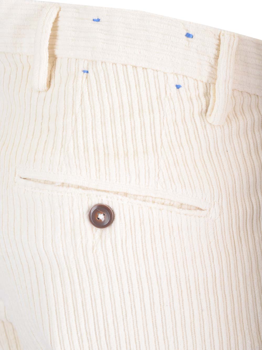 Al Duca D'Aosta 1902 Corduroy Trousers - White | 308f1d4a2d88f78f5dfe2e2a8f1e47140f54874a