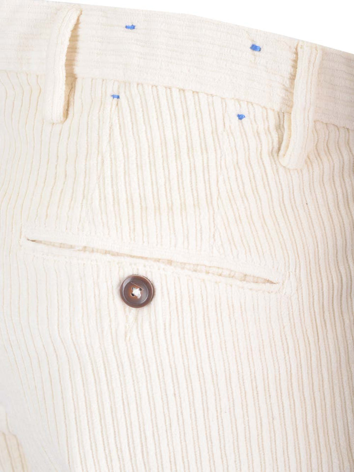 Al Duca D'Aosta 1902 Corduroy Trousers - White | 308f1d4a2d88f78f5dfe2e2a8f1e47140f54874a