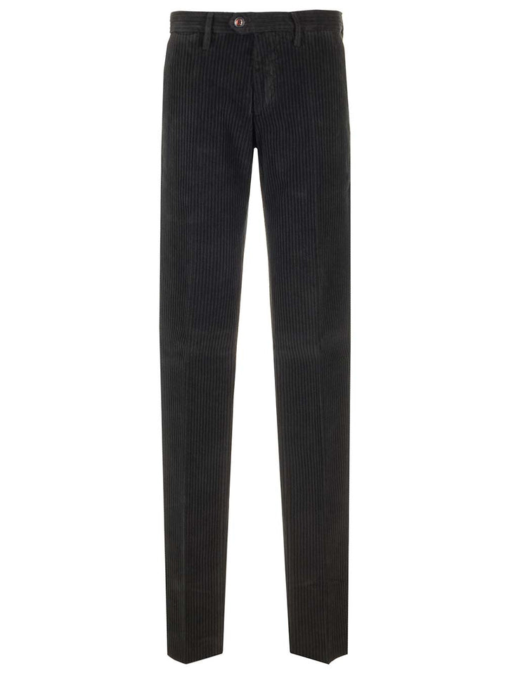 Al Duca D'Aosta 1902 Corduroy Trousers - Black | a5dfbd4b76dc109ad1d379028ea5573783da1256