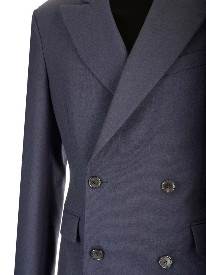 Loewe Double-Breasted  Jacket Jackets - Blue | 94b3391ec8934c1299f6cb2acb74d8a94b21338f