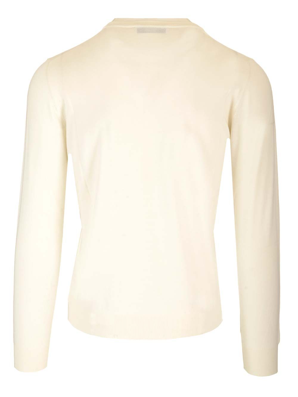 Mauro Ottaviani Crew Neck Sweater Knitwear - White | 96ed50ca8cf03f4a84ffab9d72f6176c189f76d2