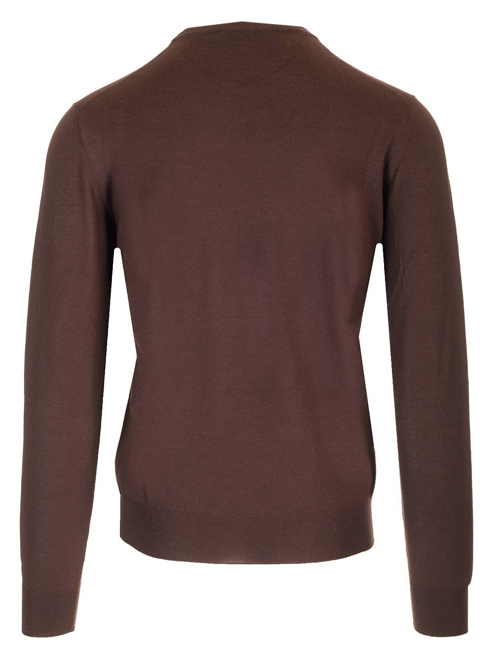 Mauro Ottaviani Crew Neck Sweater Knitwear - Brown | b8be30547c928989cd6edb8878520f9d44a11db5