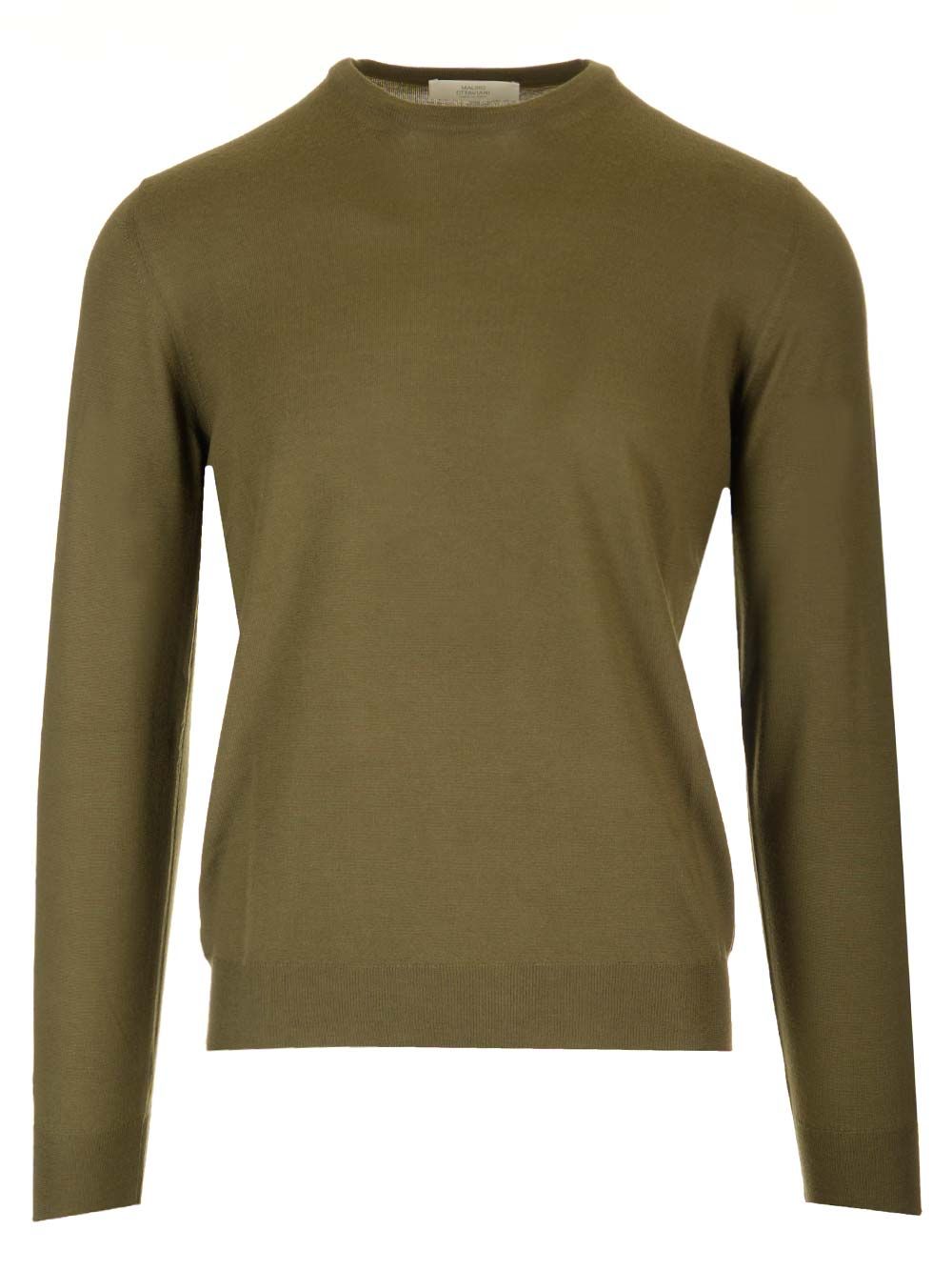 Mauro Ottaviani Crew Neck Sweater Knitwear - Green | 423dc17b2df699f14c20c4941b329ce66835b197