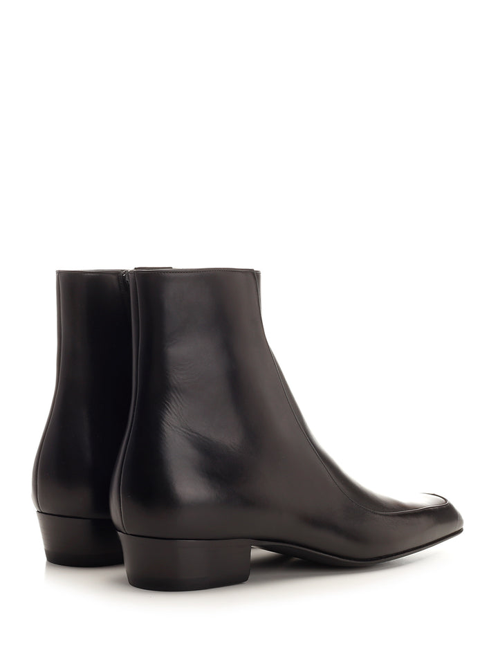 Saint Laurent Augustin Boots - Black | 5c6afb1fa1b200a38d1f8f5e2dbf7db2c9f42a42