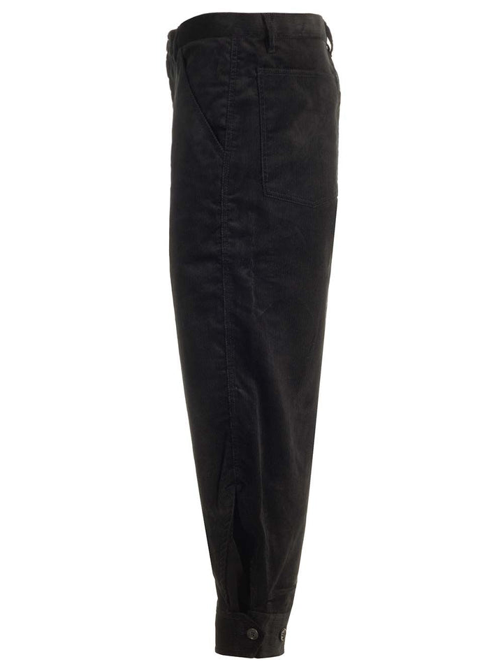 Comme Des GarçOns Shirt Cotton Velvet Trousers - Black | a298a8d5b43052003d15bbab383c325ab21a235f
