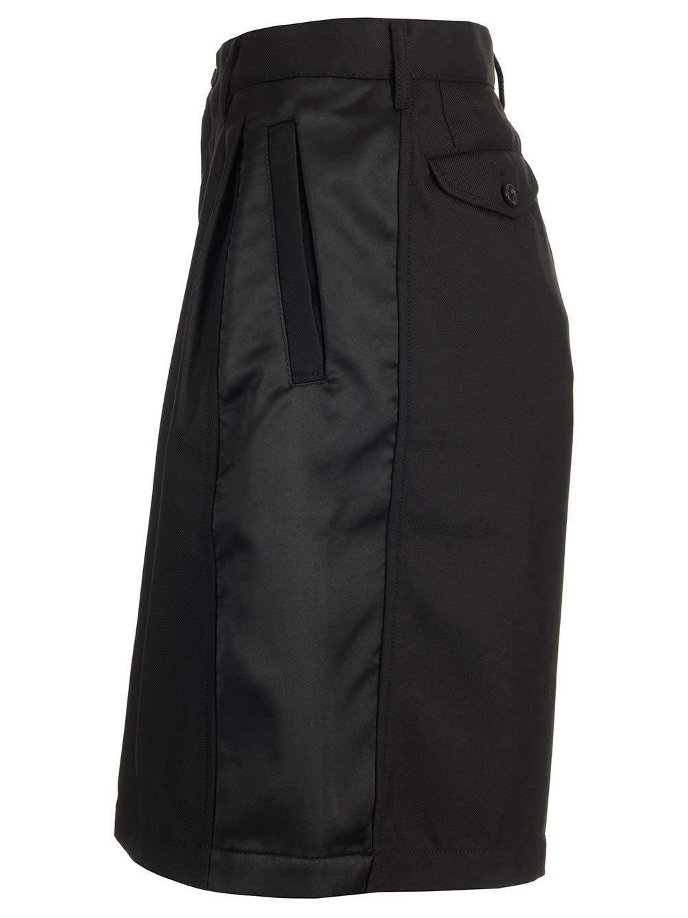 Comme Des GarçOns Shirt Wool Gabardine Shorts Trousers - Black | e193c7069d95d5f6aa8966c06376712e2a4bbda0