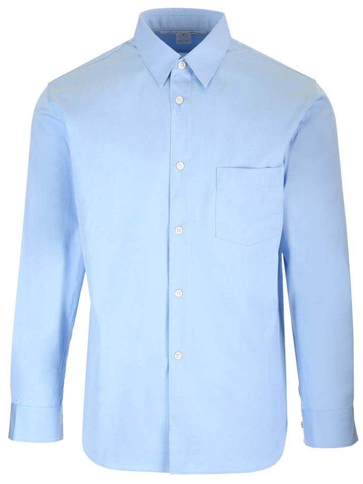 Comme Des GarçOns Shirt Cotton Poplin Shirt Shirts - Light blue | e26cd4ae2fc34ddfbfccf29d5b6ab88de7f7a680