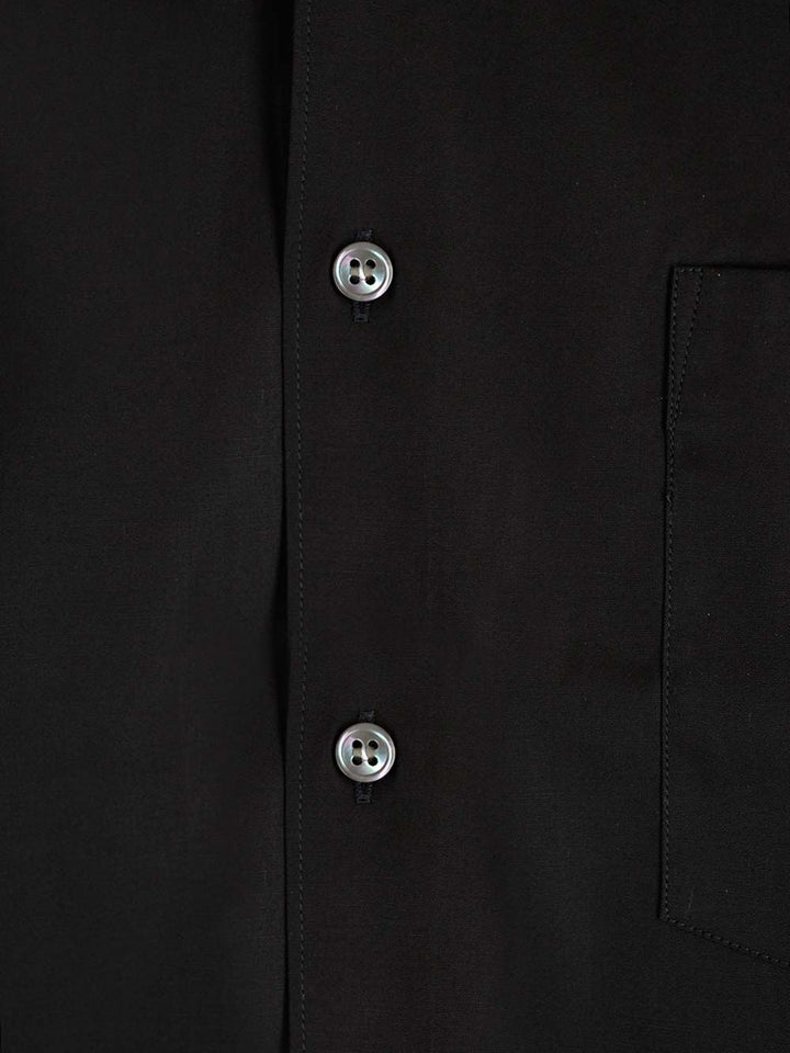 Comme Des GarçOns Shirt Cotton Poplin Shirt Shirts - Black | 6c2c692c9318df21ac7db3c855d63c55527676fe