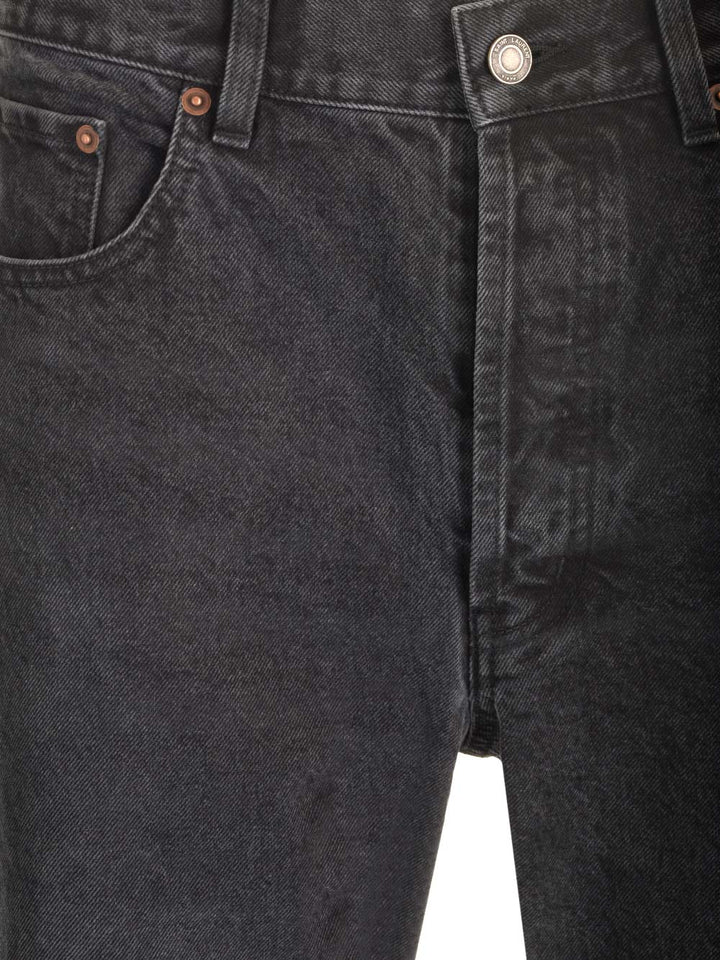 Saint Laurent Straight-Leg Jeans - Black | bee29e528623f0e55249e37439751e9cae0927cf